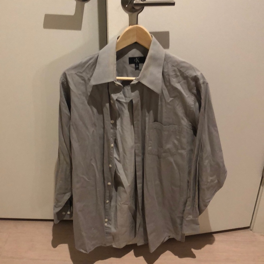 Calvin Klein Grey Dress Shirt 15/32-33